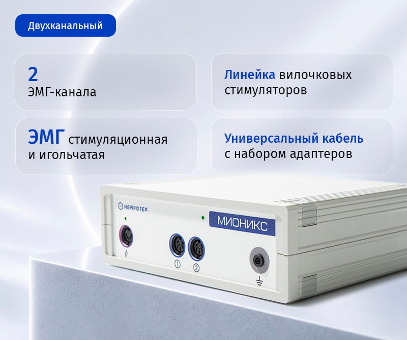 Электромиограф «Мионикс» двухканальный